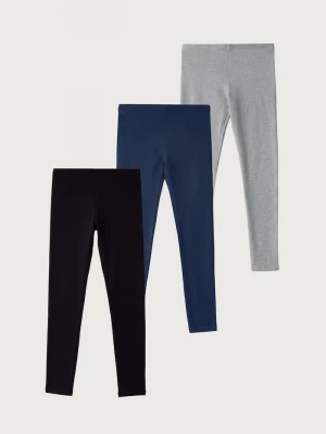 Obrázek produktu United Colors of Benetton legíny dětské bavlněné s elastanem 3-pack