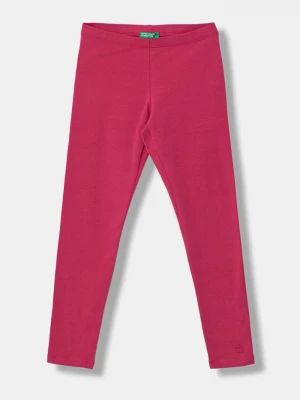 Obrázek produktu United Colors of Benetton legíny dětské bavlněné s elastanem růžová