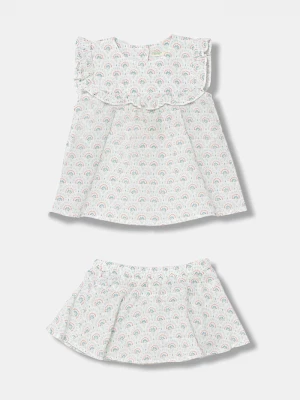 Obrázek produktu United Colors of Benetton letní šaty se lnem zelená