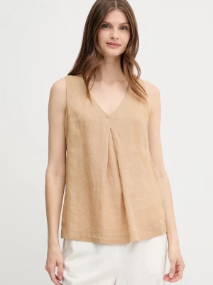 Obrázek produktu United Colors of Benetton Lněná halenka United Colors of Benetton béžová