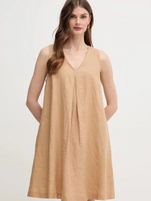 Obrázek produktu United Colors of Benetton Lněné šaty United Colors of Benetton béžová