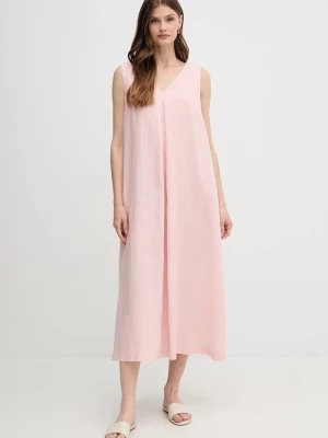 Obrázek produktu United Colors of Benetton Lněné šaty United Colors of Benetton růžová