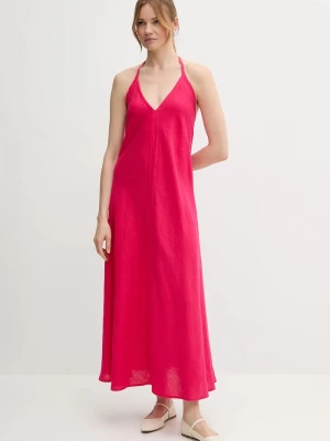 Obrázek produktu United Colors of Benetton Lněné šaty United Colors of Benetton růžová
