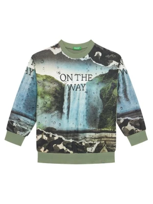 Obrázek produktu United Colors Of Benetton Mikina 3WECC10PR Zelená Oversize
