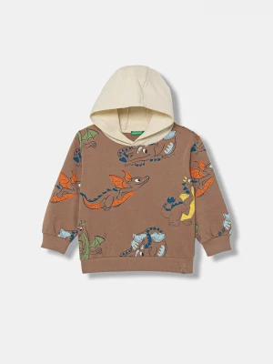 Obrázek produktu United Colors of Benetton Mikina s kapucí dětská bavlněná