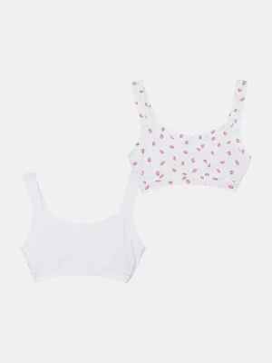 Obrázek produktu United Colors of Benetton podprsenka dětská bavlněná 2-pack bílá