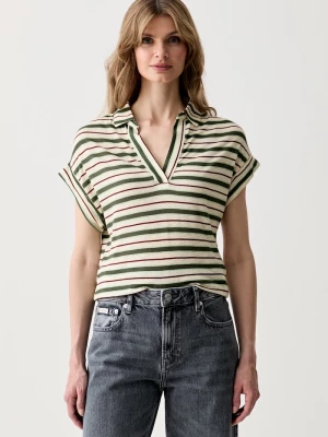 Obrázek produktu United Colors of Benetton polo dámské se lnem zelená