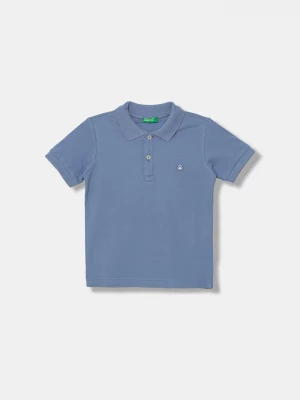 Obrázek produktu United Colors of Benetton polo dětské bavlněné modrá