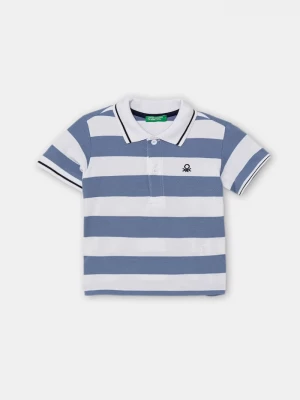 Obrázek produktu United Colors of Benetton polo dětské bavlněné modrá