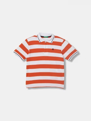 Obrázek produktu United Colors of Benetton polo dětské bavlněné oranžová