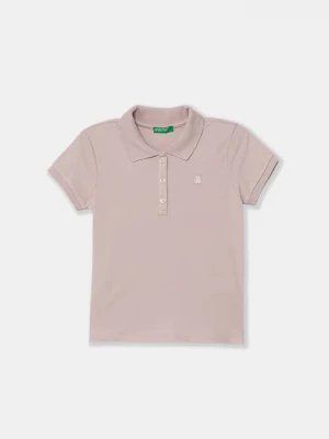 Obrázek produktu United Colors of Benetton Polo dětské bavlněné s elastanem růžová