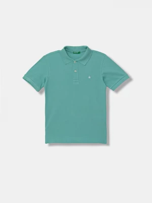 Obrázek produktu United Colors of Benetton polo dětské bavlněné tyrkysová