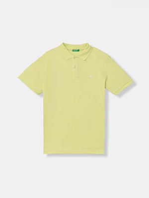 Obrázek produktu United Colors of Benetton polo dětské bavlněné zelená