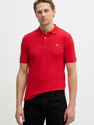 Obrázek produktu United Colors of Benetton polo pánské bavlněné elastanem červená