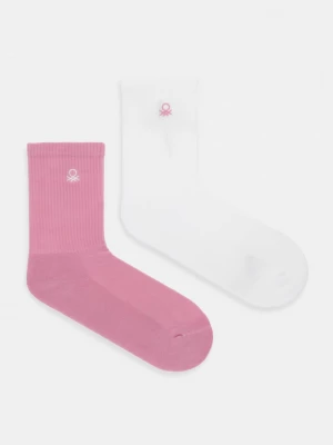 Obrázek produktu United Colors of Benetton ponožky dětské 2-pack růžová