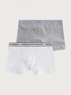 Obrázek produktu United Colors of Benetton přiléhavé boxerky dětské bavlněné s elastanem 2-pack