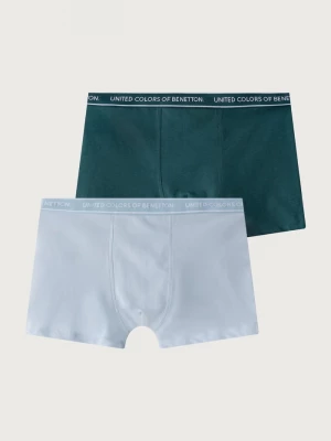 Obrázek produktu United Colors of Benetton přiléhavé boxerky dětské bavlněné s elastanem 2-pack