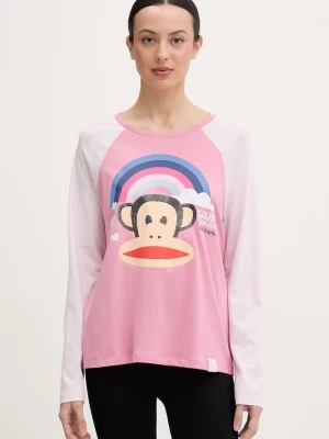 Obrázek produktu United Colors of Benetton pyžamové tričko s dlouhým rukávem dámské s viskózou růžová