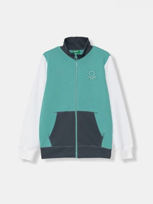 Obrázek produktu United Colors of Benetton rozepínací mikina s kapucí dětská bavlněná