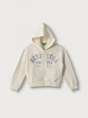 Obrázek produktu United Colors of Benetton rozepínací mikina s kapucí dětská bavlněná