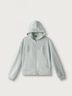 Obrázek produktu United Colors of Benetton rozepínací mikina s kapucí dětská bavlněná