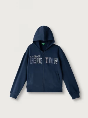 Obrázek produktu United Colors of Benetton rozepínací mikina s kapucí dětská bavlněná