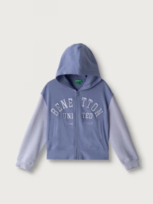 Obrázek produktu United Colors of Benetton rozepínací mikina s kapucí dětská bavlněná