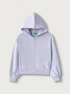 Obrázek produktu United Colors of Benetton rozepínací mikina s kapucí dětská bavlněná