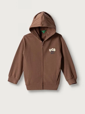 Obrázek produktu United Colors of Benetton rozepínací mikina s kapucí dětská bavlněná