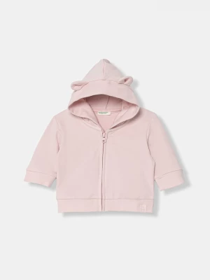 Obrázek produktu United Colors of Benetton rozepínací mikina s kapucí dětská bavlněná s elastanem