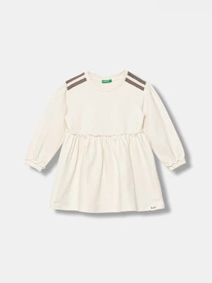 Obrázek produktu United Colors of Benetton rozšířené šaty bavlněné béžová