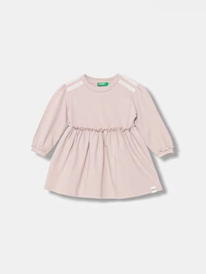Obrázek produktu United Colors of Benetton rozšířené šaty bavlněné růžová