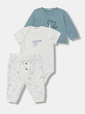 Obrázek produktu United Colors of Benetton set kojenecký bavlněný s elastanem