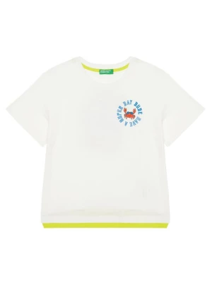 Obrázek produktu United Colors Of Benetton T-Shirt 3SLUG10JF Écru Regular Fit Krémová
