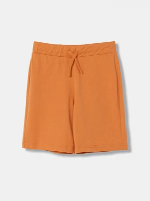 Obrázek produktu United Colors of Benetton teplákové šortky dětské bavlněné oranžová