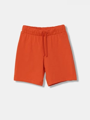 Obrázek produktu United Colors of Benetton teplákové šortky dětské bavlněné oranžová