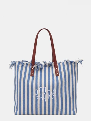 Obrázek produktu United Colors of Benetton tote taška dámská bavlněná modrá