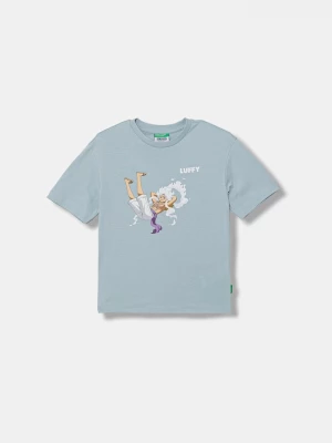 Obrázek produktu United Colors of Benetton tričko dětské bavlněné modrá