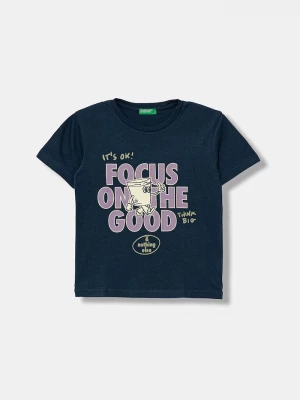Obrázek produktu United Colors of Benetton tričko dětské bavlněné námořnická modř