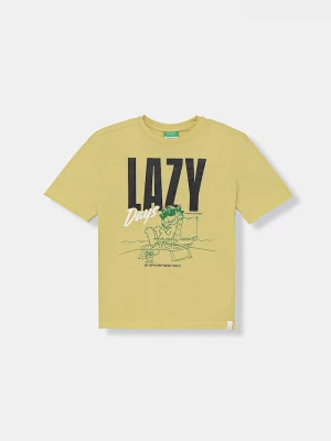 Obrázek produktu United Colors of Benetton tričko dětské bavlněné zelená
