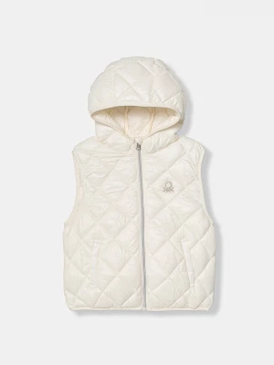 Obrázek produktu United Colors of Benetton vesta s kapucí dětská béžová