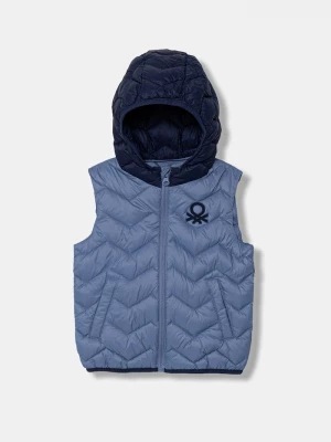 Obrázek produktu United Colors of Benetton vesta s kapucí dětská modrá