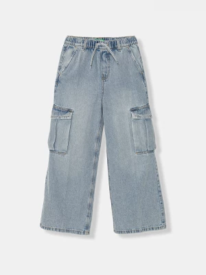 Obrázek produktu United Colors of Benetton wide leg džíny dětské modrá