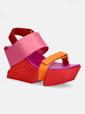 Obrázek produktu United Nude sandály na platformě dámské kožené Brutt Sandal růžová