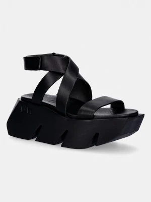 Obrázek produktu United Nude sandály na platformě kožené Bull Way černá