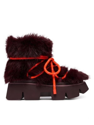 Obrázek produktu United Nude Sněhule Stomper Fur Boot 11048993120 Bordó