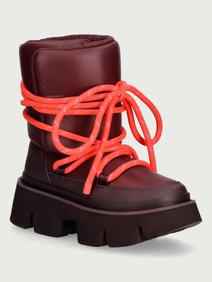 Obrázek produktu United Nude Stomper Snow Boot sběhule dámské burgundské