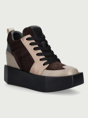 Obrázek produktu United Nude Stone Court Mid sneakers boty dámské kožené béžová