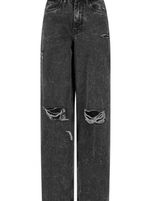 Obrázek produktu Urban Classics Džíny 's Wide Leg Denim Pants ' ' černá džínovina