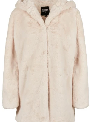 Obrázek produktu Urban Classics Přechodný kabát ' Ladies Hooded Teddy Coat ' offwhite